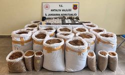 Döşemealtı'nda 750 kilo kaçak tütün ele geçirildi