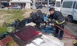 Manavgat'ta itfaiye erinin bayrak hassasiyeti