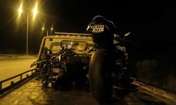 Çarpışan motosikletlerin sürücüleri yaralandı