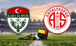 Kars 36 Spor-Antalyaspor maçının hakemi belli oldu!