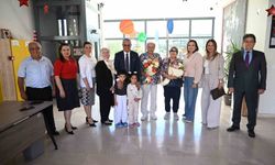 Başkan Topaloğlu hayırsever Akman çiftini ağırladı