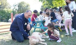 Miniklerden ‘can dostlar’a ziyaret