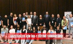 Gazeteciler için İHA-1 eğitimi tamamlandı