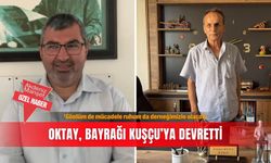 ‘Gönlüm de mücadele ruhum da derneğimizle olacak’: Oktay, Bayrağı Kuşçu’ya devretti