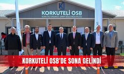 Korkuteli OSB'de sona gelindi