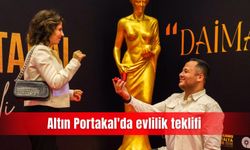 Altın Portakal'da evlilik teklifi