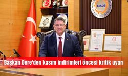 Başkan Dere'den kasım indirimleri öncesi kritik uyarı