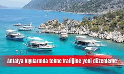 Antalya kıyılarında tekne trafiğine yeni düzenleme