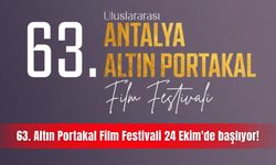 63. Altın Portakal Film Festivali 24 Ekim'de başlıyor!
