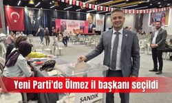 Yeni Parti'de Ölmez il başkanı seçildi
