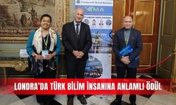 Londra’da Türk bilim insanına anlamlı ödül