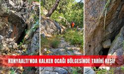 Konyaaltı'nda kalker ocağı bölgesinde tarihi keşif