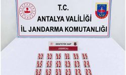 Antalya'da bin 357 sentetik hap ele geçirildi