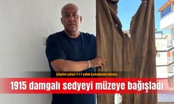 Çöpten çıkan 111 yıllık Çanakkale mirası: 1915 damgalı sedyeyi müzeye bağışladı