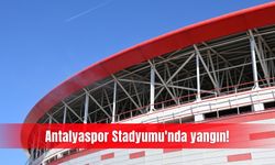 Antalyaspor Stadyumu'nda yangın!