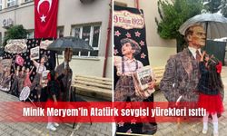 Minik Meryem’in Atatürk  sevgisi yürekleri ısıttı