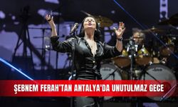 Şebnem Ferah’tan Antalya'da unutulmaz gece