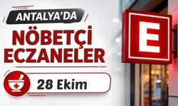 Antalya'da nöbetçi eczaneler: 28 Ekim