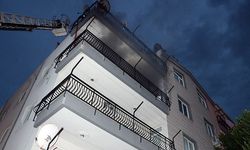 4 katlı binada priz kaynaklı yangın