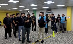 Korkuteli'de üniversiteli öğrenciler kaynaştı
