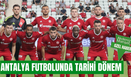 Antalya futbolunda tarihi dönem: Her ligde bir temsilci