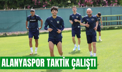 Alanyaspor taktik çalıştı