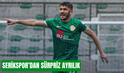 Serikspor’dan sürpriz ayrılık: Yeni takımından resmi açıklama geldi