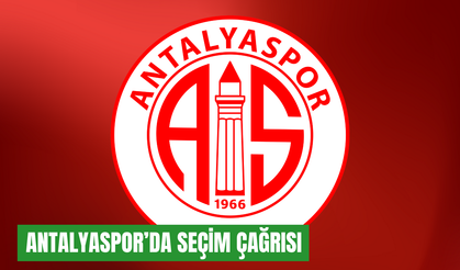 Antalyaspor’da seçim çağrısı