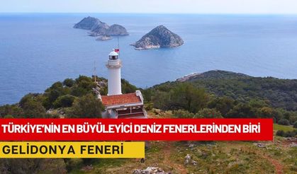 Türkiye’nin en büyüleyici deniz fenerlerinden biri: Gelidonya Feneri