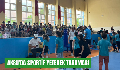 Aksu’da sportif yetenek taraması