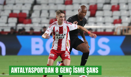 Antalyaspor’dan 8 genç isme şans