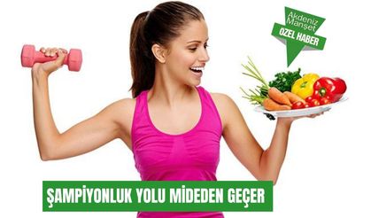 Şampiyonluk yolu mideden geçer