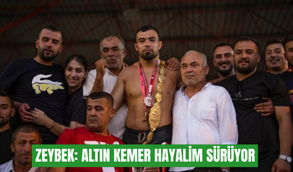Yusuf Can Zeybek: Altın kemer hayalim sürüyor