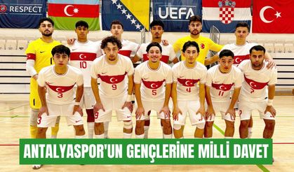 Antalyaspor'un gençlerine milli davet