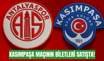 Antalyaspor-Kasımpaşa maçının biletleri satışta!