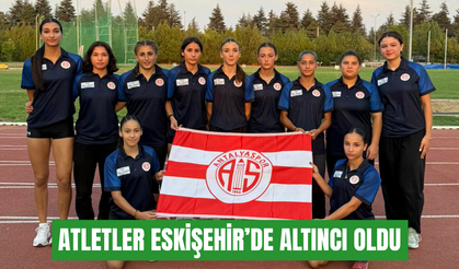 Antalyasporlu atletler Eskişehir’de altıncı oldu