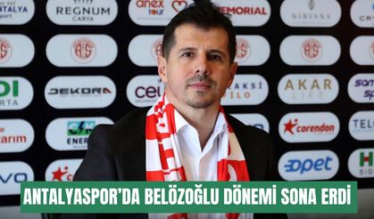 Antalyaspor’da Belözoğlu dönemi sona erdi
