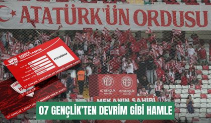 07 Gençlik’ten devrim gibi hamle: Taraftar kartı geliyor!