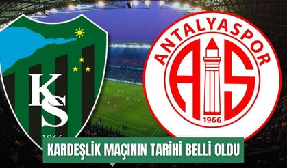 Kocaelispor-Antalyaspor maçının tarihi belli oldu
