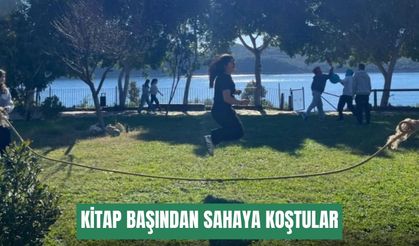 Kitap başından sahaya koştular