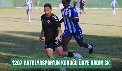 1207 Antalyaspor’un konuğu Ünye Kadın SK