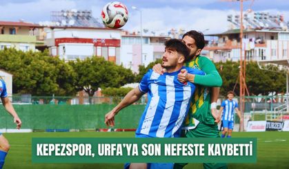 10 kişiye karşı yıkım: Kepezspor, Urfa’ya son nefeste kaybetti