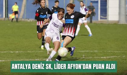 Antalya Deniz SK, lider Afyon’dan puan aldı