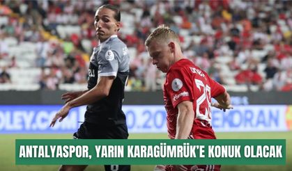 Antalyaspor, Süper Lig'de yarın Karagümrük’e konuk olacak