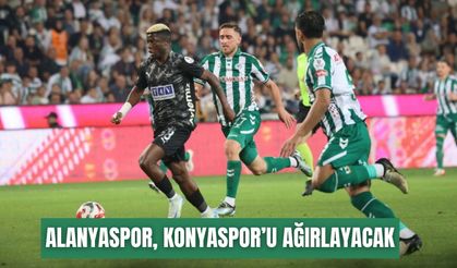 Alanyaspor, Süper Lig’de Konyaspor’u ağırlayacak