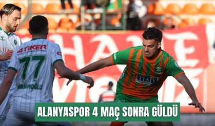 Alanyaspor 4 maç sonra güldü: Konyaspor’u 2-1’le geçti