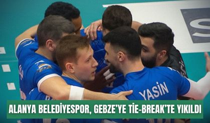 Alanya Belediyespor, Gebze’ye Tie-Break’te yıkıldı
