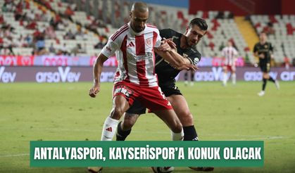 Antalyaspor, Süper Lig'de Kayserispor’a konuk olacak