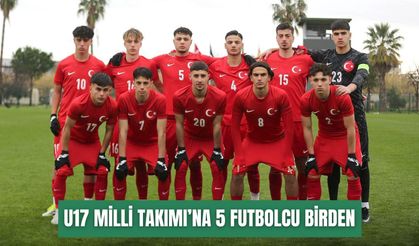 Antalyaspor’dan U17 Milli Takımı’na 5 futbolcu birden