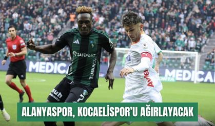 Alanyaspor evinde Kocaelispor’u ağırlayacak